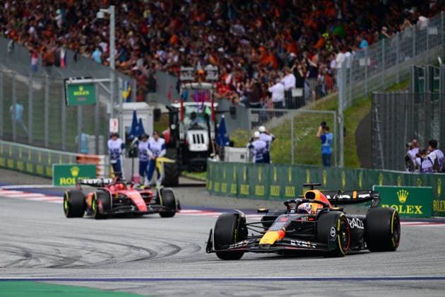 F1 Grand Prix of Austria Max Verstappen of Red Bull Racing Honda drive his single-seater during race of Austria GP, 10th round of Formula 1 World Championship, WM, Weltmeisterschaft in Red Bull Ring, Spielberg, Osterreich, Austria, 02 07 23 Spielberg Osterreich Austria  Copyright: xAndreaxDiodatox originalFilename:diodato-notitle230702_npw9A.jpg