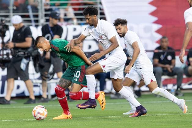 Football, CONCACAF Gold Cup, Mexico - Qatar