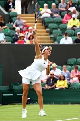 Mandatory Credit: Photo by Simon Dael Shutterstock (13992952g) Jessica Pegula during her first round match Wimbledon Tennis Championships, Day 1, The All England Lawn Tennis and Croquet Club, London, UK - 03 Jul 2023 Wimbledon Tennis Championships, Day 1, The All England Lawn Tennis and Croquet Club, London, UK - 03 Jul 2023  Copyright: xSimonxDael Shutterstockx 13992952g