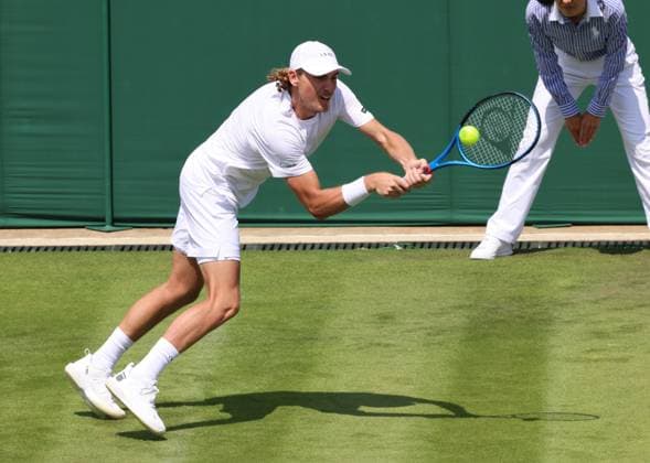 2023 Wimbledon Tournament LONDRES, LO - 03.07.2023: 2023 WIMBLEDON TOURNAMENT - Max Purcell (AUS) during Wimbledon 2023 Tournament held in London, England. (Photo: Andre Chaco Fotoarena) x2396409x  AndrexChaco