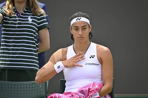 Tennis : Wimbledon 2023 - Angleterre- Caroline Garcia - France Tennis : Wimbledon 2023 - Angleterre- 01 07 23 ChrysleneCaillaud Panoramic  