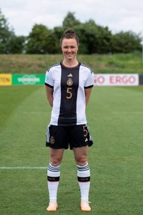 Marina Hegering Germany, 05 ,GER, DFB Football Women National Team, portrait photo session, FIFA World Cup 2023 preparation in Herzogenaurach, 02 07 2023 Nicole Anyomi Germany, 25 ,GER, DFB Football Women National Team, portrait photo session, FIFA World Cup 2023 preparation in Herzogenaurach, 02 07 2023 Herzogenaurach Copyright: xEibner-Pressefoto Memmlerx EP_MMR