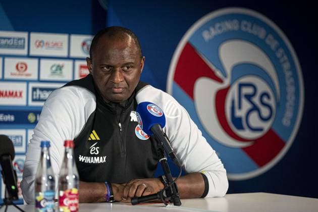 Sport Themen der Woche KW27 Sport Bilder des Tages PrÃ sentation du Patrick Vieira nouvel entraineur du Racing Club Strasbourg FOOTBALL: PrÃ sentation du Patrick Vieira nouvel entraineur du Racing Club Strasbourg - 03 - 07 - 2023 ElyxandroCegarra Panoramic  