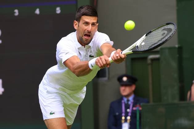 2023 Wimbledon Tournament LONDRES, LO - 03.07.2023: 2023 WIMBLEDON TOURNAMENT - Novak Djokovic (SRB) during Wimbledon 2023 Tournament held in London, England. (Photo: Andre Chaco Fotoarena) x2396606x  AndrexChaco