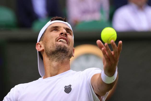2023 Wimbledon Tournament LONDRES, LO - 03.07.2023: 2023 WIMBLEDON TOURNAMENT - Pedro Cachin (ARG) during Wimbledon Tournament 2023 held in London, England. (Photo: Andre Chaco Fotoarena) x2396625x  AndrexChaco