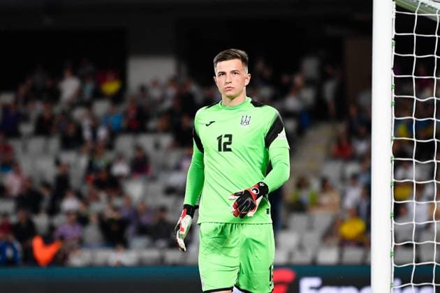 France v Ukraine: Quarter Final - UEFA Under-21 Euro 2023 Portrait of Anatoliy Trubin during UEFA European Under-21 Championship Qualifying, Quarter Final: France U21, U 21 vs Ukraine U21, disputed on Cluj Arena Stadium, 02 July 2023 Cluj-Napoca Romania  Copyright: xFlaviuxBuboix originalFilename:buboi-notitle230702_npi9L.jpg