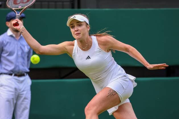 2023 Wimbledon Tournament LONDRES, LO - 03.07.2023: 2023 WIMBLEDON TOURNAMENT - Elina Svitolina (UKR) during the 2023 Wimbledon Tournament held in London, England. (Photo: Andre Chaco Fotoarena) x2396947x  AndrexChaco
