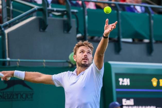 2023 Wimbledon Tournament LONDRES, LO - 03.07.2023: 2023 WIMBLEDON TOURNAMENT - Stan Wawrinka (SUI) during Wimbledon 2023 Tournament held in London, England. (Photo: Andre Chaco Fotoarena) x2396969x  AndrexChaco