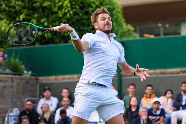 2023 Wimbledon Tournament LONDRES, LO - 03.07.2023: 2023 WIMBLEDON TOURNAMENT - Stan Wawrinka (SUI) during Wimbledon 2023 Tournament held in London, England. (Photo: Andre Chaco Fotoarena) x2396978x  AndrexChaco