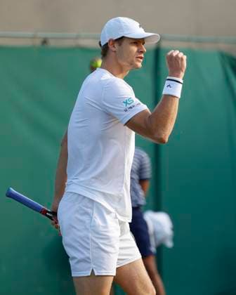 Yannick Hanfmann GER makes fist and cheers, jubilation,joy,emotion Copyright: xJuergenxHasenkopfx