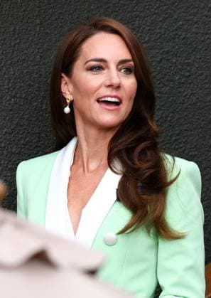 Mandatory Credit: Photo by Simon Dael Shutterstock (13995905a) Catherine Duchess of Cambridge arriving Wimbledon Tennis Championships, Day 2, The All England Lawn Tennis and Croquet Club, London, UK - 04 Jul 2023 Wimbledon Tennis Championships, Day 2, The All England Lawn Tennis and Croquet Club, London, UK - 04 Jul 2023  Copyright: xSimonxDael Shutterstockx 13995905a