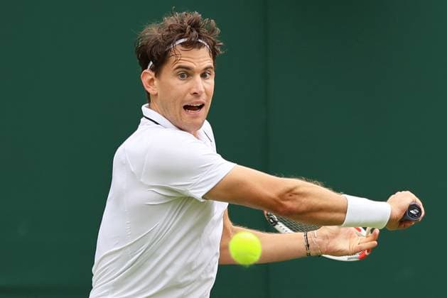 TENNIS - Wimbledon 2023 LONDON,ENGLAND,04.JUL.23 - TENNIS - ATP, Tennis Herren World Tour, Wimbledon, Grand Slam. Image shows Dominic Thiem AUT).  GEPAxpictures xAlanxGrieves