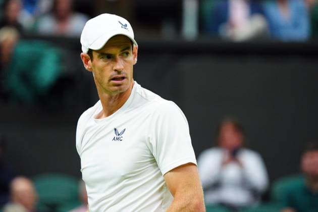 Mandatory Credit: Photo by Javier Garcia Shutterstock (13995877ga) Andy Murray during his first round match Wimbledon Tennis Championships, Day 2, The All England Lawn Tennis and Croquet Club, London, UK - 04 Jul 2023 Wimbledon Tennis Championships, Day 2, The All England Lawn Tennis and Croquet Club, London, UK - 04 Jul 2023  Copyright: xJavierxGarcia Shutterstockx 13995877ga