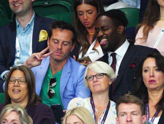 Sport Bilder des Tages Mandatory Credit: Photo by Javier Garcia Shutterstock (13995877jx) Andrew Scott watching the action on Centre Court Wimbledon Tennis Championships, Day 2, The All England Lawn Tennis and Croquet Club, London, UK - 04 Jul 2023 Wimbledon Tennis Championships, Day 2, The All England Lawn Tennis and Croquet Club, London, UK - 04 Jul 2023  Copyright: xJavierxGarcia Shutterstockx 13995877jx