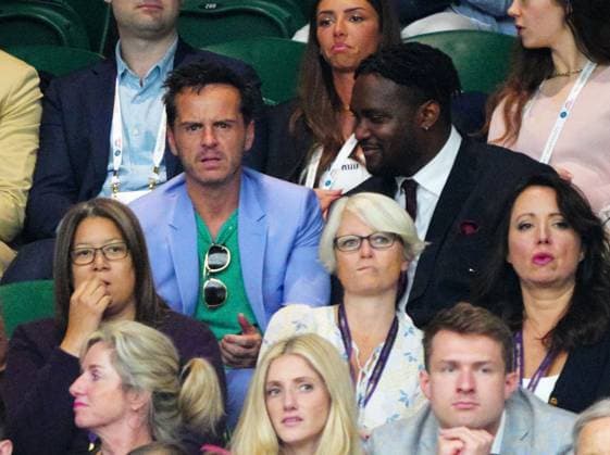 Mandatory Credit: Photo by Javier Garcia Shutterstock (13995877ka) Andrew Scott watching the action on Centre Court Wimbledon Tennis Championships, Day 2, The All England Lawn Tennis and Croquet Club, London, UK - 04 Jul 2023 Wimbledon Tennis Championships, Day 2, The All England Lawn Tennis and Croquet Club, London, UK - 04 Jul 2023  Copyright: xJavierxGarcia Shutterstockx 13995877ka