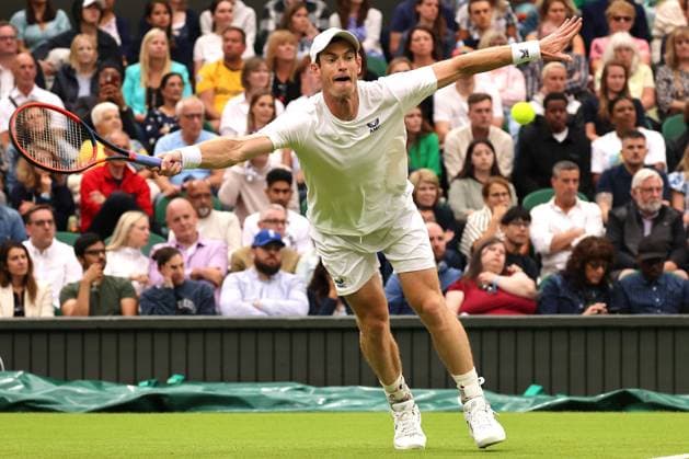 2023 Wimbledon Tournament LONDRES, LO - 04.07.2023: 2023 WIMBLEDON TOURNAMENT - Andy Murray (GBR) during the 2023 Wimbledon Tournament held in London, England. (Photo: Andre Chaco Fotoarena) x2397211x  AndrexChaco