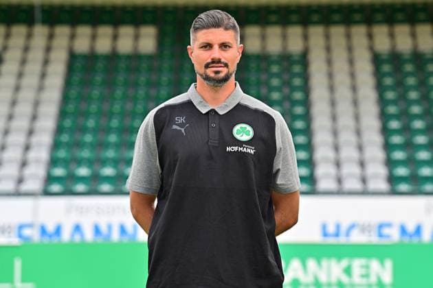 04 07 2023 SpVgg Greuther Fürth Kleeblatt Spielvereinigung 2 Fussball Bundesliga Saison 2023 2024 photo appointment portrait appointment presentation press appointment single photo portrait portrait head picture Stefan Kleineheismann Co Trainer SpVgg Greuther Fürth