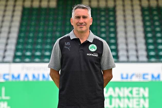 04 07 2023 SpVgg Greuther Fürth Kleeblatt Spielvereinigung 2 football Bundesliga season 2023 2024 photo appointment portrait appointment presentation press appointment single photo portrait portrait head shot Michael Schleinkofer athletics coach SpVgg Greuther Fürth