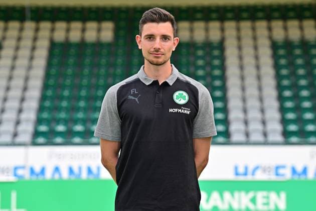 04 07 2023 SpVgg Greuther Fürth Kleeblatt Spielvereinigung 2 football Bundesliga season 2023 2024 photo appointment portrait appointment presentation press appointment single photo portrait portrait headshot Florian Leimeister athletics coach SpVgg Greuther Fürth