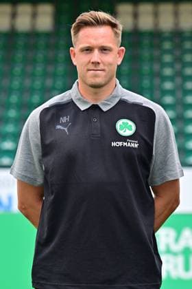 04 07 2023 SpVgg Greuther Fürth Kleeblatt Spielvereinigung 2 Fussball Bundesliga Saison 2023 2024 photo appointment portrait appointment presentation press appointment single photo portrait portrait head shot Nico Hildebrandt goalkeeper coach SpVgg Greuther Fürth
