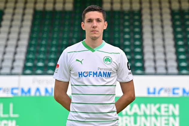 04 07 2023 SpVgg Greuther Fürth Kleeblatt Spielvereinigung 2 Football Bundesliga Season 2023 2024 photo appointment portrait appointment presentation press appointment single photo portrait portrait head shot Damian Michalski 4, SpVgg Greuther Fürth