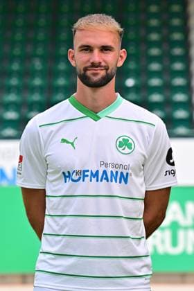 04 07 2023 SpVgg Greuther Fürth Kleeblatt Spielvereinigung 2 football Bundesliga season 2023 2024 photo appointment portrait appointment presentation press appointment single photo portrait portrait head shot Simon Asta 2, SpVgg Greuther Fürth