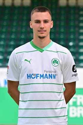 04 07 2023 SpVgg Greuther Fürth Kleeblatt Spielvereinigung 2 Football Bundesliga Season 2023 2024 photo appointment portrait appointment presentation press appointment single photo portrait portrait head shot Tim Lemperle 19, SpVgg Greuther Fürth