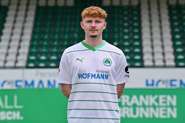 04 07 2023 SpVgg Greuther Fürth Kleeblatt Spielvereinigung 2 Football Bundesliga Season 2023 2024 photo appointment portrait appointment presentation press appointment single photo portrait portrait headshot Robert Wagner 22, SpVgg Greuther Fürth