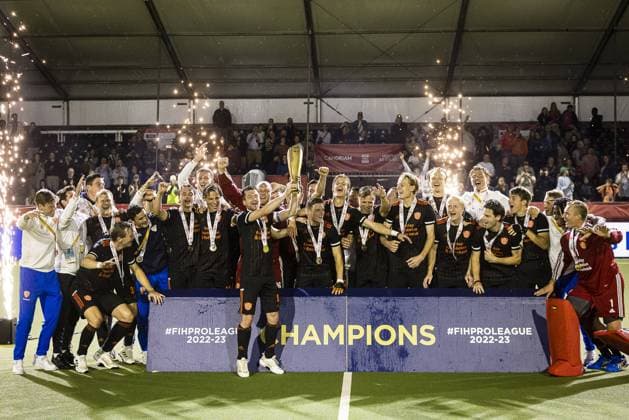 Bilder des Jahres 2023, Sport 07 Juli Sport Themen der Woche KW27 Sport Bilder des Tages ANTWERP, 04-07-2023, Sportcenter Wilrijkse Plein, FIH Hockey Pro League Men 2022-2023, Belgium - Netherlands.Dutch man win Pro League. Belgium - Netherlands 0407(men)  x21539944x Copyright: