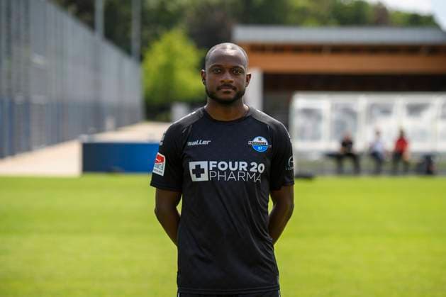 David Kinsombi SC Paderborn 07 2 BL, Porträttermin 2023 2024, Copyright: xNeundorf Kirchner-Mediax