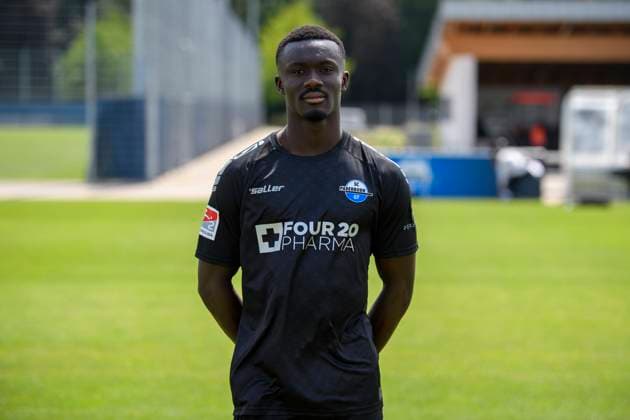 Sirlord Conteh SC Paderborn 07 2 BL, Porträttermin 2023 2024, Copyright: xNeundorf Kirchner-Mediax