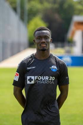 Sirlord Conteh SC Paderborn 07 2 BL, Porträttermin 2023 2024, Copyright: xNeundorf Kirchner-Mediax