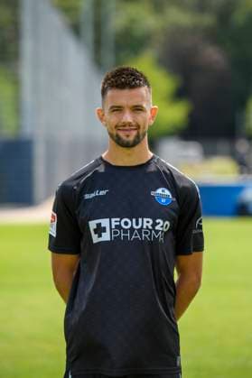 Visar Musliu SC Paderborn 07 2 BL, Porträttermin 2023 2024, Copyright: xNeundorf Kirchner-Mediax