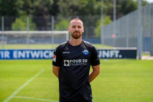 Jannis Heuer SC Paderborn 07 2 BL, portrait date 2023 2024, Copyright: xNeundorf Kirchner-Mediax
