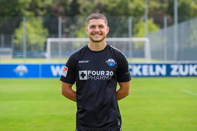Florent Muslija SC Paderborn 07 2 BL, Porträttermin 2023 2024, Copyright: xNeundorf Kirchner-Mediax