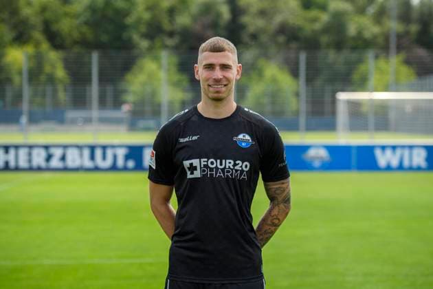 Felix Platte SC Paderborn 07 2 BL, Porträttermin 2023 2024, Copyright: xNeundorf Kirchner-Mediax