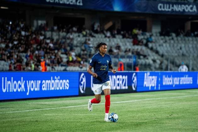 CLUJ-NAPOCA, ROMANIA - JUNE 22: Michael Olise during the UEFA Under-21 Euro 2023 Group D match between France and Italy at Cluj Arena, 22 June 2023, Cluj-Napoca, Romania. Photo by Sebastian Frej France v Italy - UEFA Under-21 Euro 2023 Copyright: xSebastianxFrejx