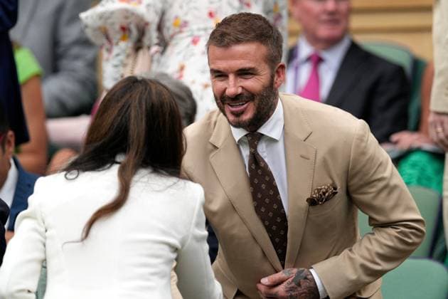 Tennis, Wimbledon, Day 3, David Beckham in the Royal Box