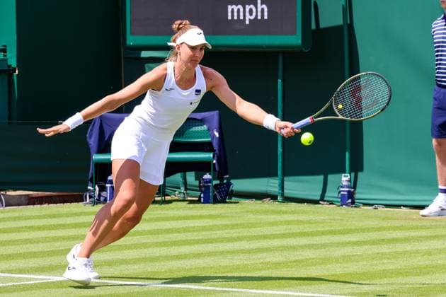 2023 Wimbledon Tournament LONDRES, LO - 05.07.2023: 2023 WIMBLEDON TOURNAMENT - Beatriz Haddad Maia (BRA) during the 2023 Wimbledon Tournament held in London, England. (Photo: Andre Chaco Fotoarena) x2397604x  AndrexChaco