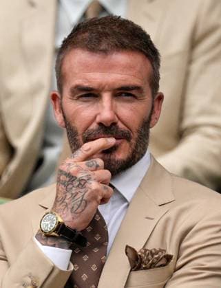 Mandatory Credit: Photo by Dave Shopland Shutterstock (13995910l) David Beckham watching the action from the Royal Box Wimbledon Tennis Championships, Day 3, The All England Lawn Tennis and Croquet Club, London, UK - 05 Jul 2023 Wimbledon Tennis Championships, Day 3, The All England Lawn Tennis and Croquet Club, London, UK - 05 Jul 2023  Copyright: xDavexShopland Shutterstockx 13995910l