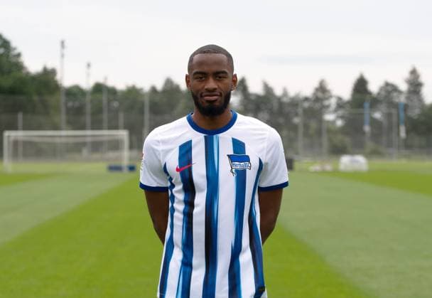 Myziane Maolida Hertha BSC Hertha BSC 2 Bundesliga, Porträttermin 2023 2024, 05 07 2023, Copyright: xSebastianxRäppold MatthiasxKochx
