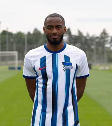 Myziane Maolida Hertha BSC Hertha BSC 2 Bundesliga, Porträttermin 2023 2024, 05 07 2023, Copyright: xSebastianxRäppold MatthiasxKochx