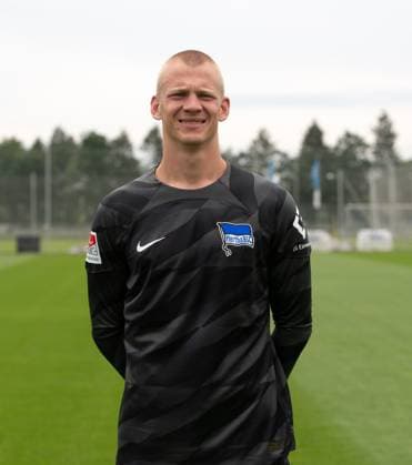 Goalkeeper Oliver Christensen Hertha BSC Hertha BSC 2 Bundesliga, portrait date 2023 2024, 05 07 2023, Copyright: xSebastianxRäppold MatthiasxKochx