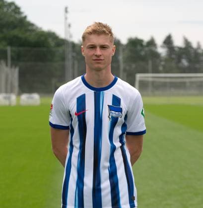 Julian Eitschberger Hertha BSC Hertha BSC 2 Bundesliga, porträttermin 2023 2024, 05 07 2023, Copyright: xSebastianxRäppold MatthiasxKochx