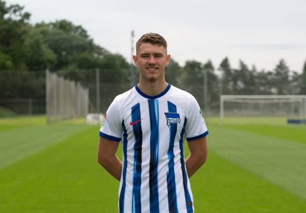 Linus Gechter Hertha BSC Hertha BSC 2 Bundesliga, Porträttermin 2023 2024, 05 07 2023, Copyright: xSebastianxRäppold MatthiasxKochx