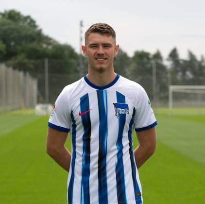 Linus Gechter Hertha BSC Hertha BSC 2 Bundesliga, Porträttermin 2023 2024, 05 07 2023, Copyright: xSebastianxRäppold MatthiasxKochx