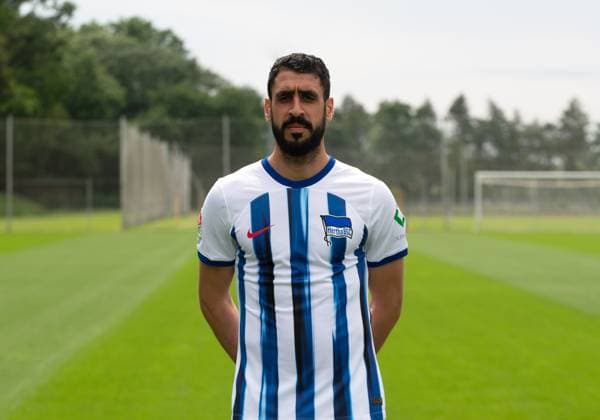 Tolga Cigerci Hertha BSC Hertha BSC 2 Bundesliga, Porträttermin 2023 2024, 05 07 2023, Copyright: xSebastianxRäppold MatthiasxKochx