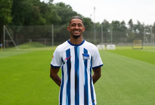 Jeremy Dudziak Hertha BSC Hertha BSC 2 Bundesliga, porträttermin 2023 2024, 05 07 2023, Copyright: xSebastianxRäppold MatthiasxKochx