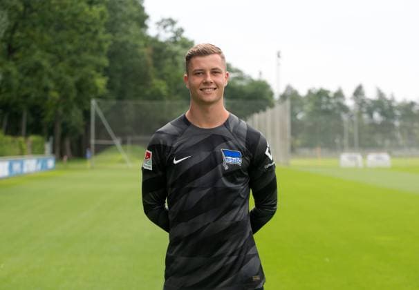 Goalkeeper Tjark Ernst Hertha BSC Hertha BSC 2 Bundesliga, Porträttermin 2023 2024, 05 07 2023, Copyright: xSebastianxRäppold MatthiasxKochx
