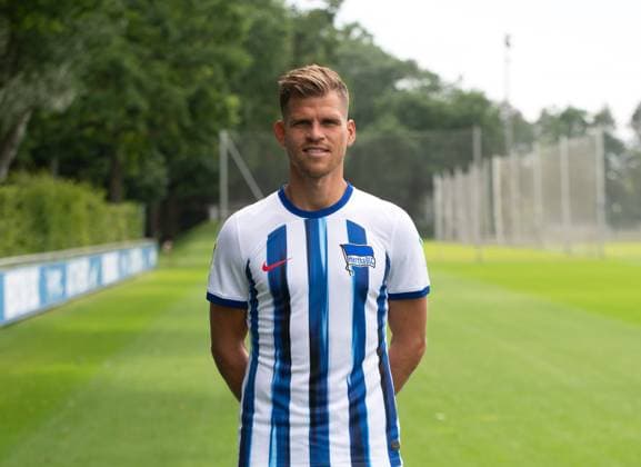 Florian Niederlechner Hertha BSC Hertha BSC 2 Bundesliga, Porträttermin 2023 2024, 05 07 2023, Copyright: xSebastianxRäppold MatthiasxKochx